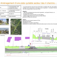 Aménagement Piste Cyclables Belz